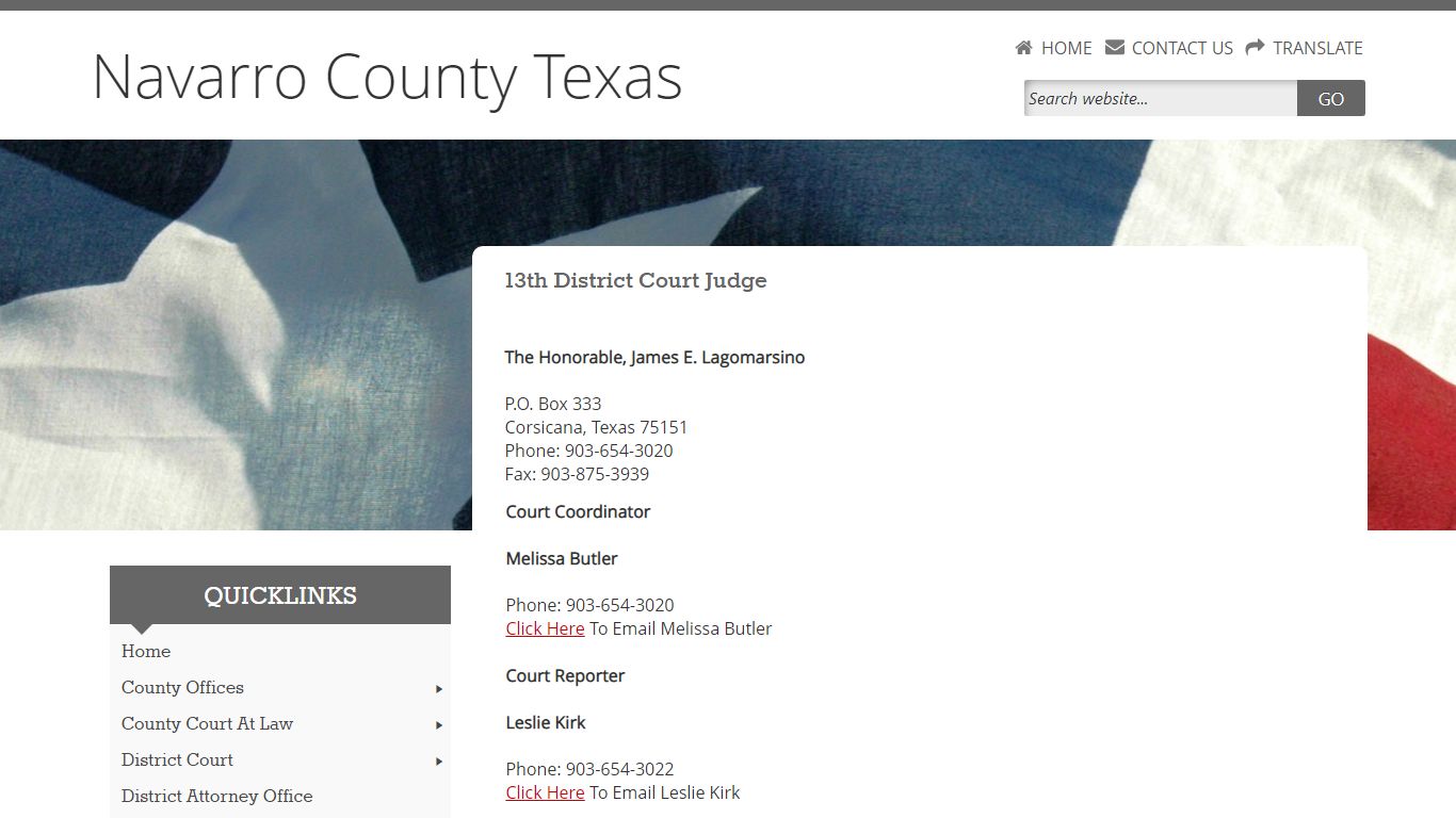 Navarro County, Texas